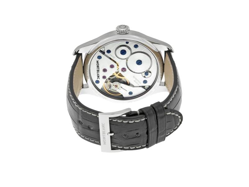 OROLOGIO UOMO MECCANICO ACCIAIO/PELLE MONTBLANC 1858 COLLECTION MONTBLANC 113860